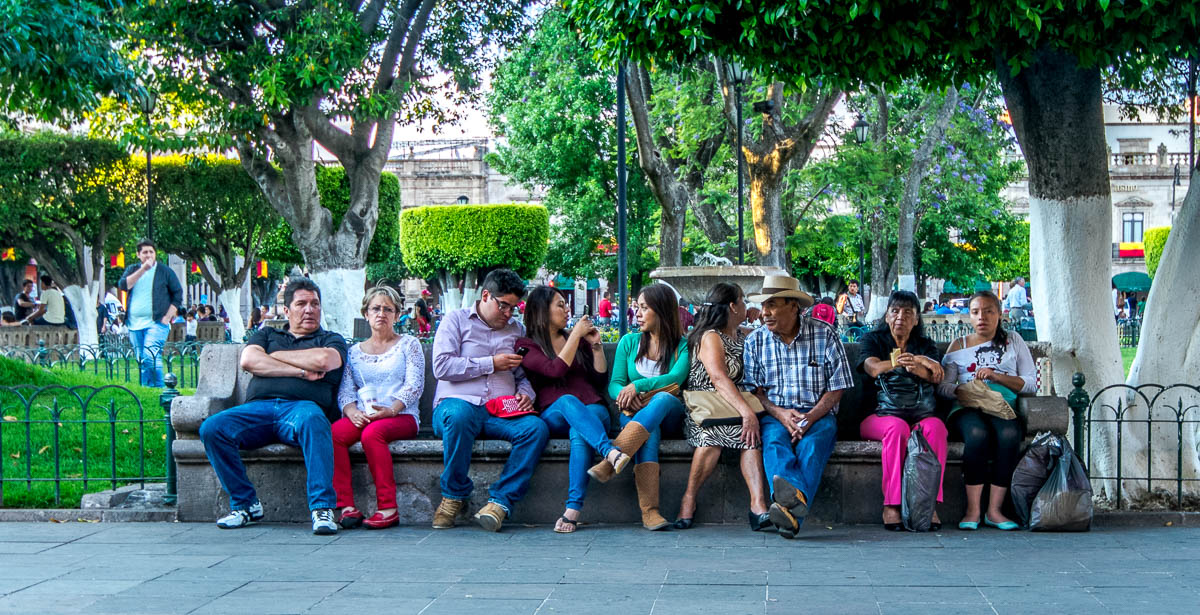 Plaza Las Armas, Morelia, Michoacan, Mexico