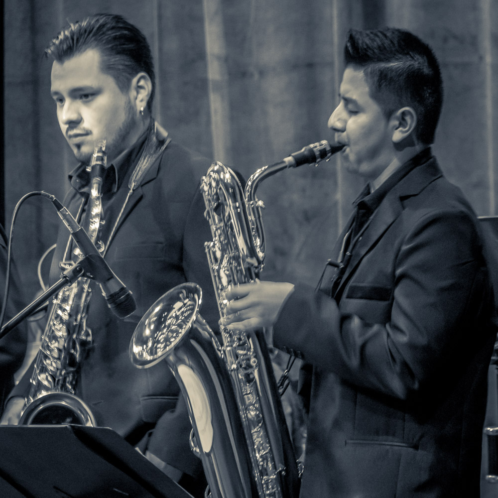 Conservatorio de las Rosas Latin Jazz Orchestra, Teatro Ocampo, Morelia, Michoacan, Mexico
