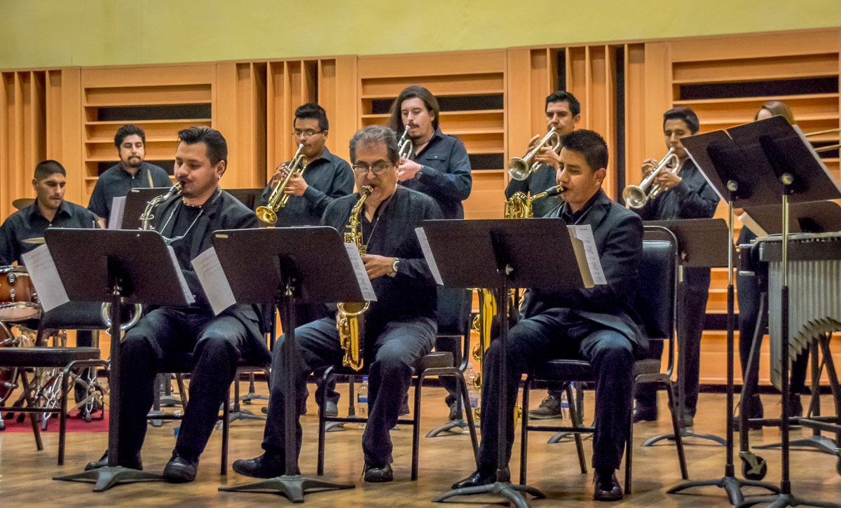 Conservatorio de las Rosas Latin Jazz Orchestra, Morelia, Michoacan, Mexico