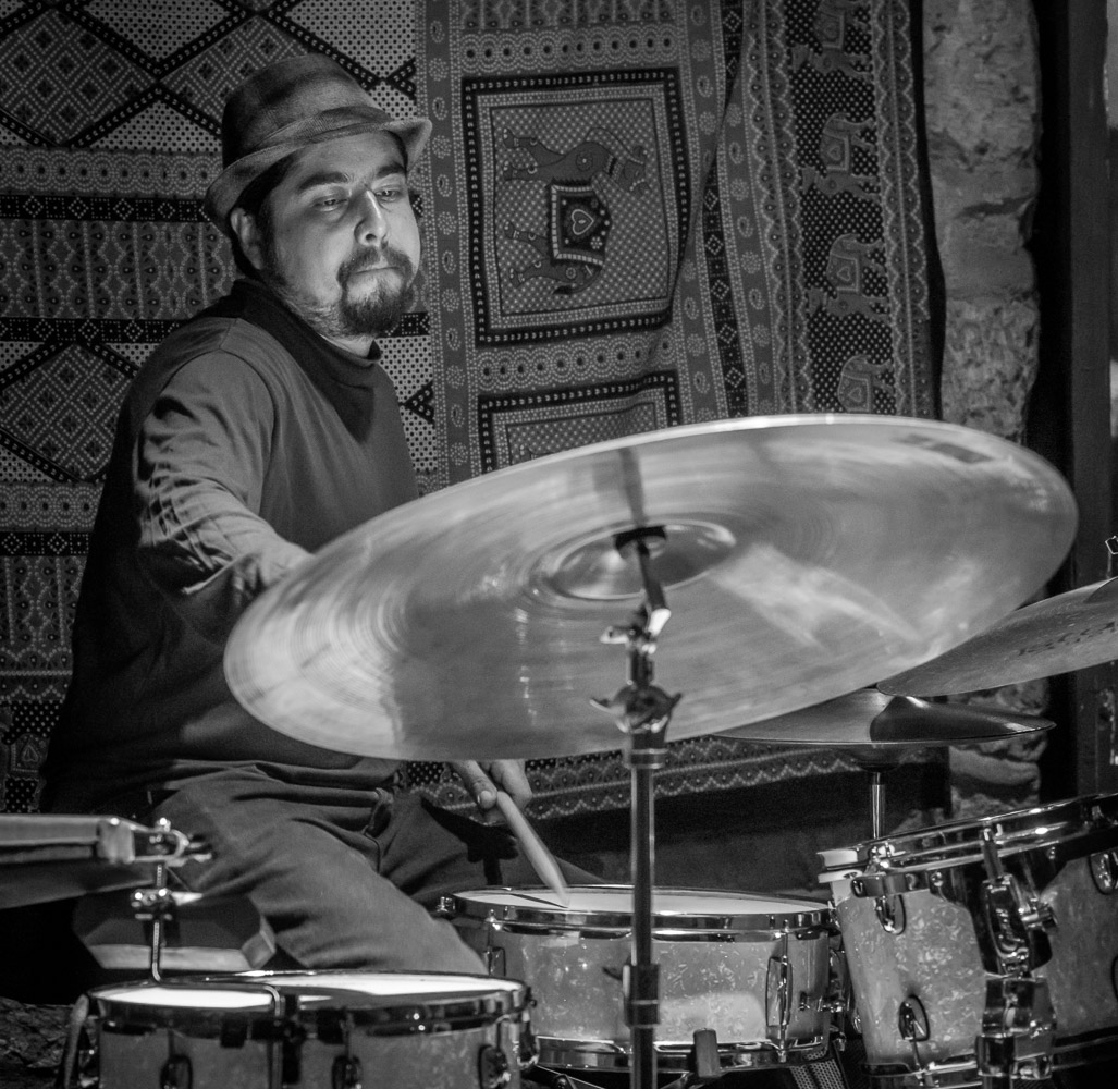 JC Cortes Band: Irepan Rojas - Trombone, Roger Vargas - Drums, JC Cortes, Guitar & Voice, David Blink - Trumpet & Washboard, Alvaro Garcia - Bass